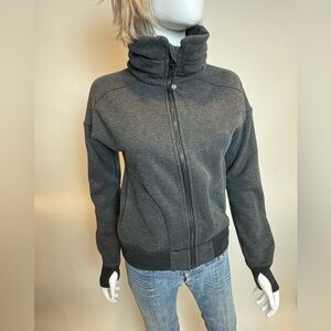 Lululemon Athletica Charcoal Bomber Jacket